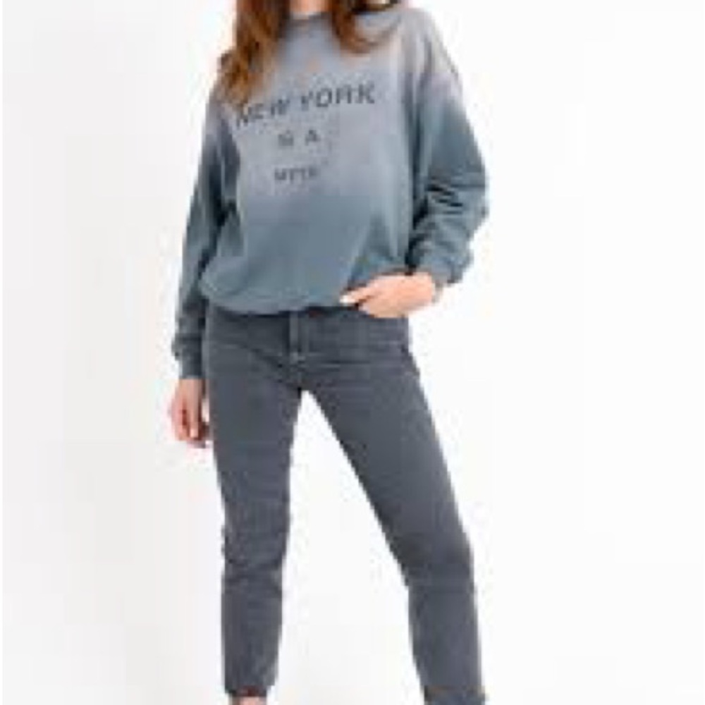 Anine Bing Ombré Graphic Sweatshirt